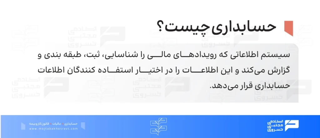 تعریف حسابداری به زبان ساده