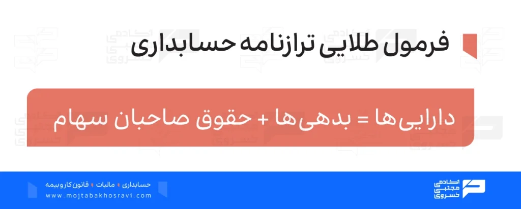فرمول طلایی ترازنامه حسابداری