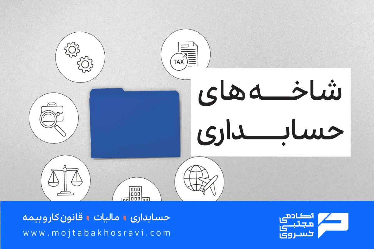 انواع شاخه های حسابداری